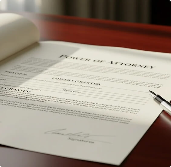 What can be done under a Power of Attorney