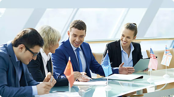 Бизнес, стремящийся к международному росту