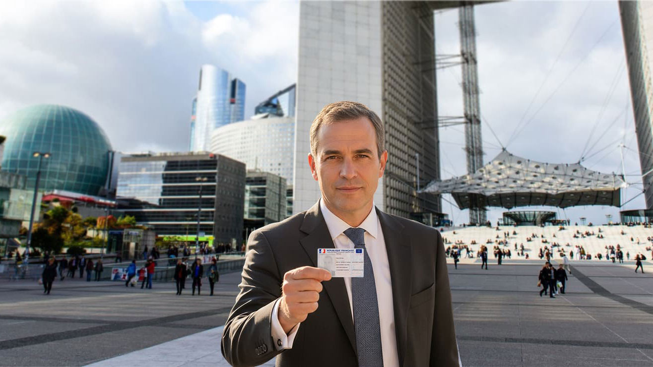 Residency in France through business